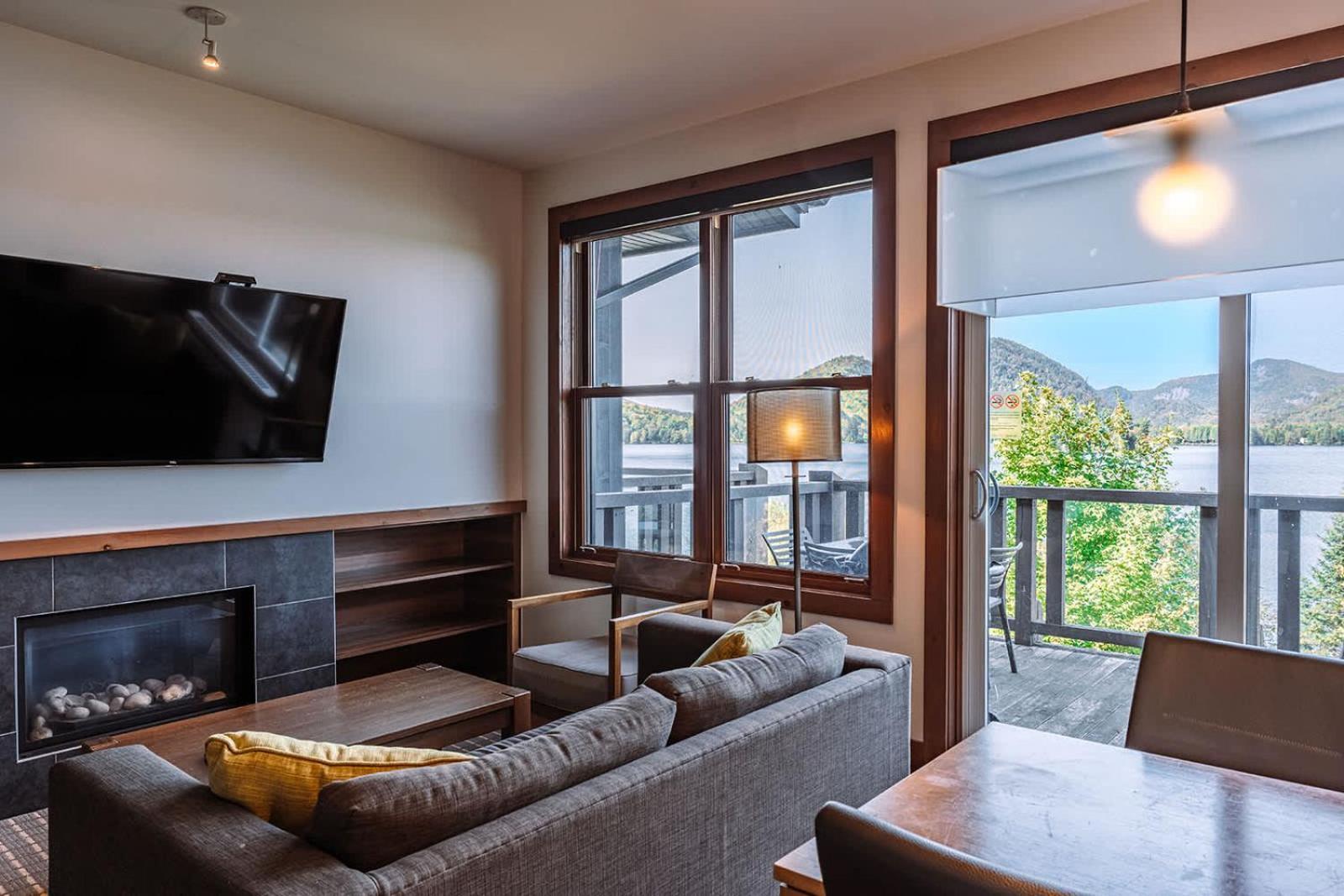 Lakefront Mountain View - Resort Loft Lac-Superieur Eksteriør billede