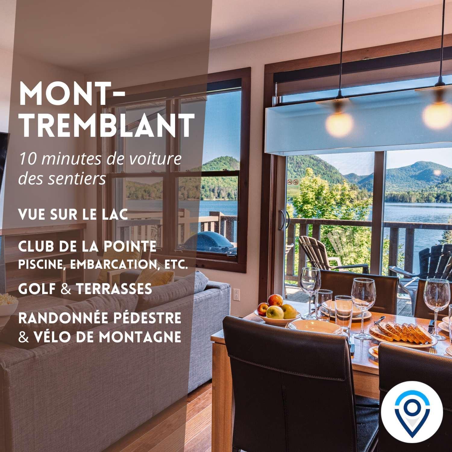 Lakefront Mountain View - Resort Loft Lac-Superieur Eksteriør billede